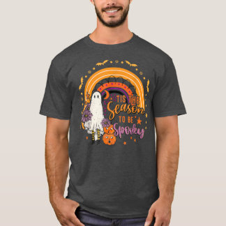 Dies ist die Jahreszeit, um Spooky Regenbogen Ghou T-Shirt