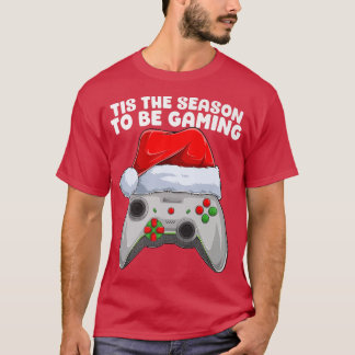 Dies ist die Jahreszeit, um Weihnachts-Video-Gamer T-Shirt