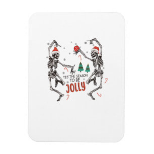 Dies ist die Jahreszeit zu Jolly Funny Christmas S Magnet