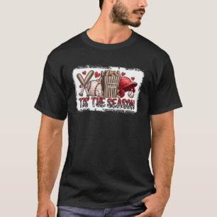 Dies ist die Saison Baseball Game Day Sportfan Bas T-Shirt
