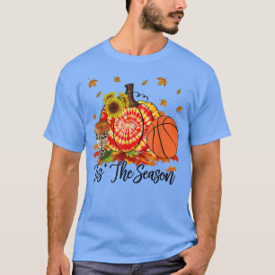 Dies ist die Saison Basketball Orange Gefärbte Kra T-Shirt