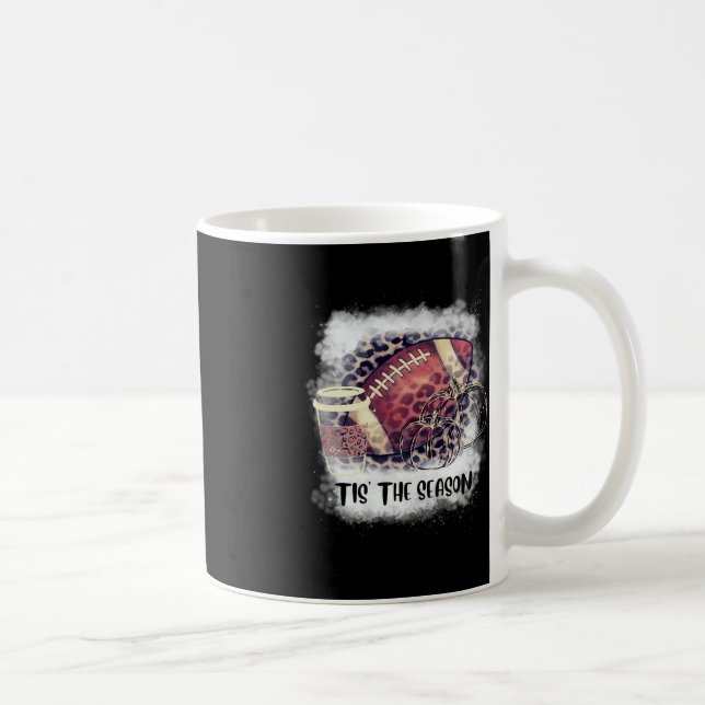 Dies ist die Saison Herbst Pumpkin Football-Kaffee Kaffeetasse (Rechts)