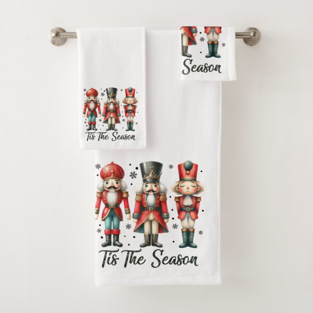 Dies ist die Saison Nutcrackers Badhandtuch Set (Insitu)