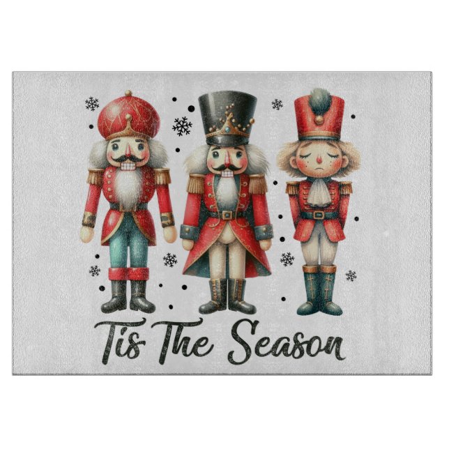 Dies ist die Saison Nutcrackers Schneidebrett (Vorderseite)