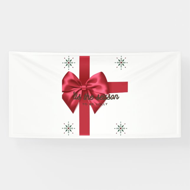 Dies ist die Saison Red 4x8 Vinyl Banner (Horizontal)
