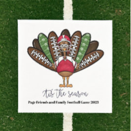 Dies ist die Saison Script Erntedank Football Türk Serviette