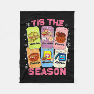 Dies ist die Saison Xmas Card Mexikanischen Weihna Fleecedecke