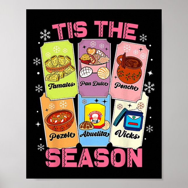 Dies ist die Saison Xmas Card Mexikanischen Weihna Poster (Vorne)