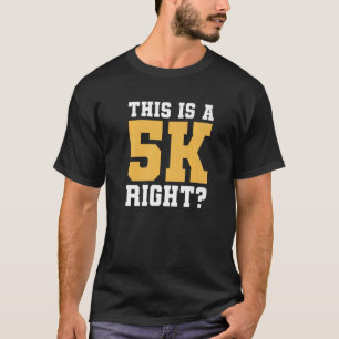 Dies ist ein 5 km langer, rechter Marathon-Lauflau T-Shirt