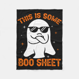 Dies ist ein Boo-Sheet Ghost Retro Halloween Costu Fleecedecke