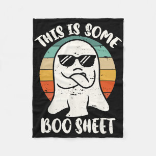 Dies ist ein Boo-Sheet Ghost Retro Halloween Costu Fleecedecke