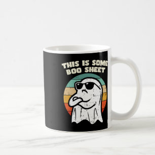 Dies ist ein Boo-Sheet Ghost Retro Halloween Costu Kaffeetasse