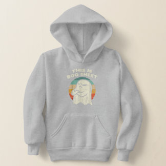 Dies ist ein Boo Sheet Ghost Retro Halloween-Kostü Hoodie