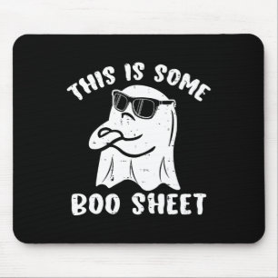 Dies ist ein Boo-Sheet Halloween Ghost Fun Geschen Mousepad