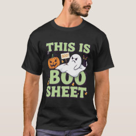 Dies ist ein Bootblatt, das ein lustiges Halloween T-Shirt