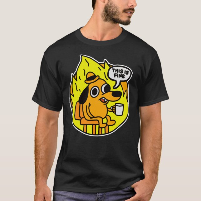 Dies ist ein feiner Doggo Dies ist ein feiner Hund T-Shirt (Vorderseite)