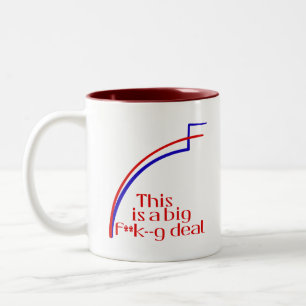 Dies ist ein großes f**k—g Geschäft Zweifarbige Tasse