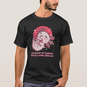Dies ist ein Phantastischer Axolotl, der wie Tierm T-Shirt
