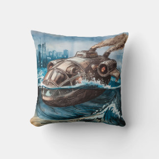 Dies ist ein Raumschiff, das für einen Augenblick  Kissen