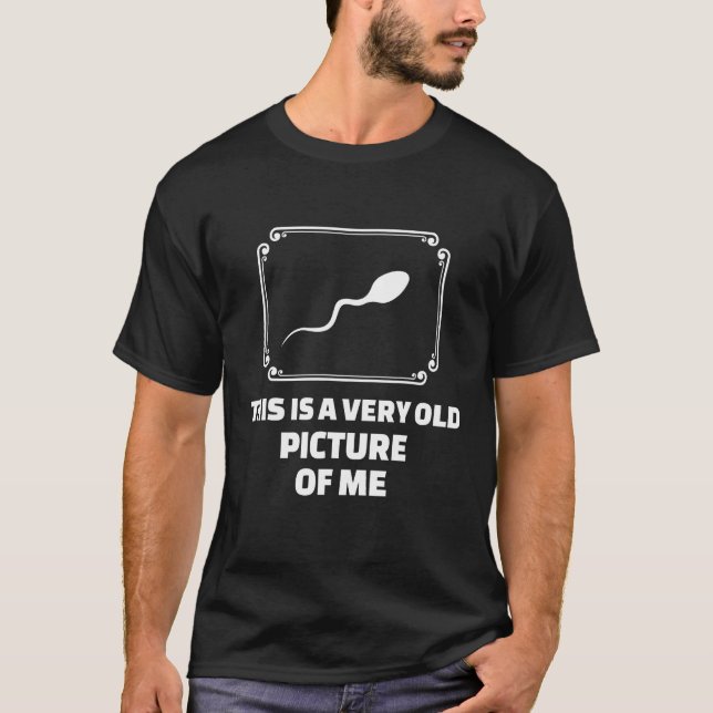 Dies ist ein sehr altes Bild von mir - (lustig) T-Shirt (Vorderseite)