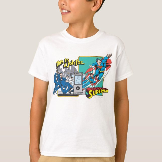Dies ist eine Arbeit für � Superman 2 T-Shirt (Vorderseite)