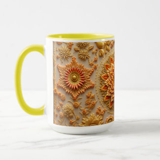 Dies ist eine Stickmuster-Tasse Tasse