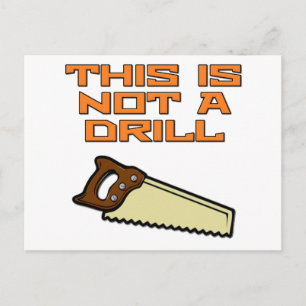Dies ist kein Drill Postkarte