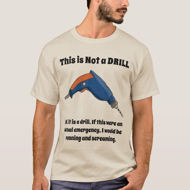Dies ist kein Drill T-Shirt (Vorderseite)
