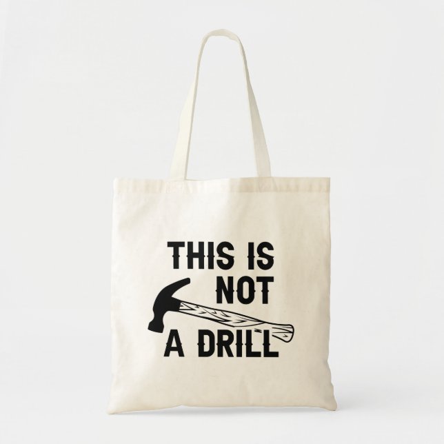 Dies ist kein Drill Tragetasche (Vorne)