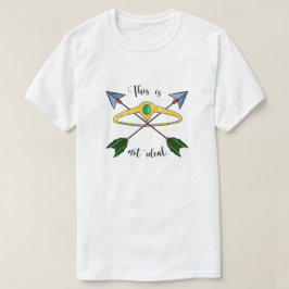 Dies ist kein idealer T - Shirt - weiß