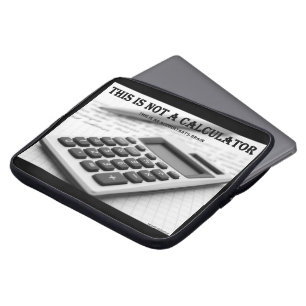 "Dies ist kein Rechner. Laptopschutzhülle