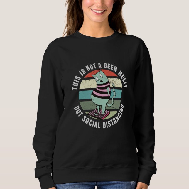 Dies ist keine tödliche, sondern eine soziale Dist Sweatshirt (Vorderseite)