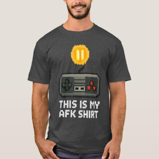 Dies ist mein AFK-Gamer-Gaming-Retro-8-Bit-Videosp T-Shirt