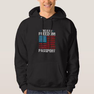 Dies ist mein Freiheitspass Funny Anti Vaccine FAC Hoodie