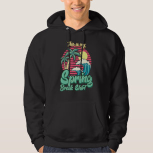 Dies ist mein Frühjahrspause Retro Stil Sommer 202 Hoodie