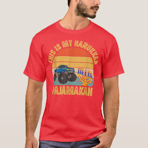 Dies ist mein Hanukkah Pajamakah Chanukah Lustiges T-Shirt