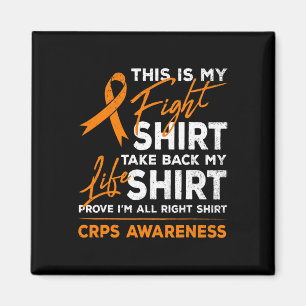 Dies ist mein Kampf RSS Crps Awareness Orange Ribb Magnet