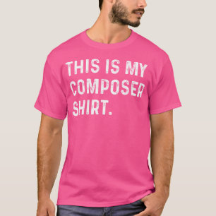 Dies ist mein Komponist, der ein Musiklied Orchest T-Shirt