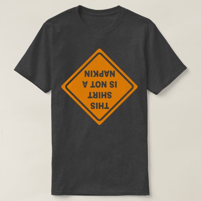 Dies ist nicht ein Napkin-Messing Kinder Männer Fr T-Shirt (Design vorne)