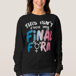 Dies ist nicht einmal meine endgültige Form LGBt T Sweatshirt