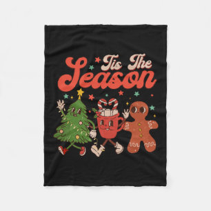 Dies ist The Season Christmas Tree Gingerbread Coo Fleecedecke