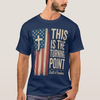 Dies ist Turning Point Patriotic Faith USA Mädchen T-Shirt