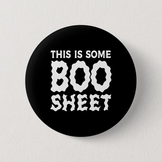 Dies sind einige Boo-Sheet Halloween Ghost Fun Ges Button (Vorderseite)
