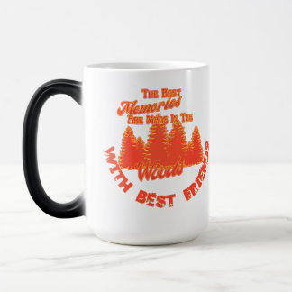 Diese 70er Mandarine Camping Erinnerungen Magische Verwandlungstasse