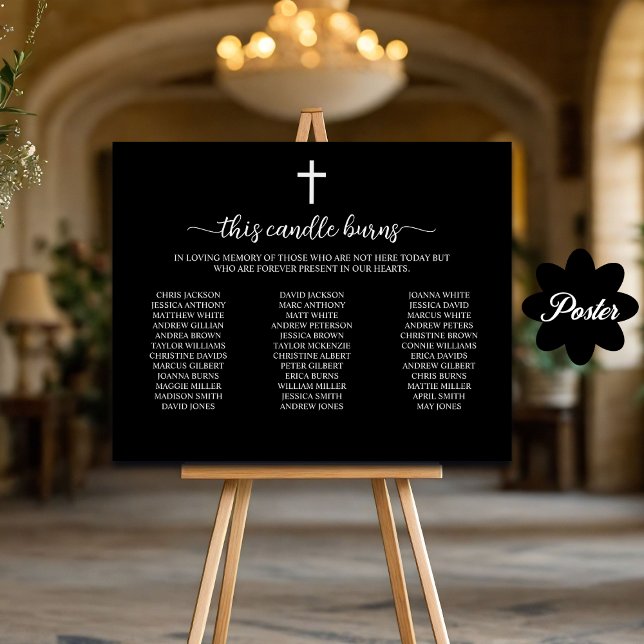 Diese Candle Burns School Wiedersehen Memorial Poster (Von Creator hochgeladen)