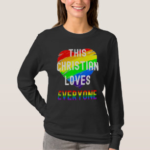 Diese Christliche Liebe alle inklusiven LGBT G T-Shirt