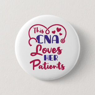 Diese CNA Liebe ihren Patienten den Valentinstag Button