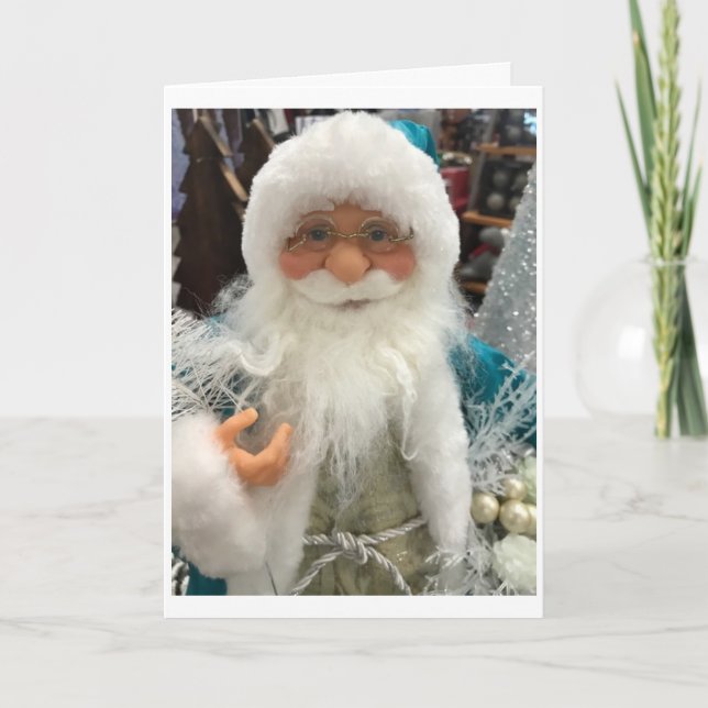 DIESE COOLE SANTA WISHT IHNEN "MERRY CHRISTMAS" KARTE (Vorderseite)