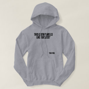 Diese Crew riecht nach Erfolg Lustiger Angelspruch Hoodie