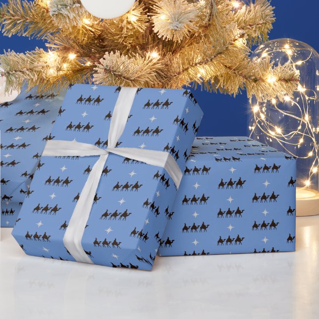 Diese drei Könige von Orient sind Weihnachten Zeic Geschenkpapier (Feiertage)